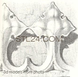 Фризы (FRIESE_1726 -  | 3D model 3DSMAX / OBJ / STL) 3D модель для ЧПУ станка
